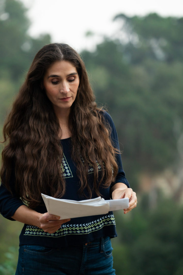 Director holding a script 